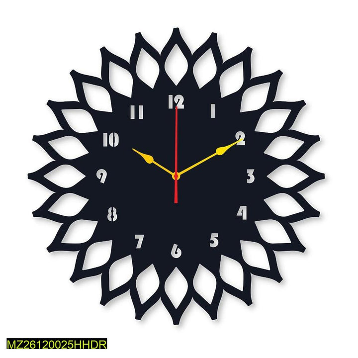 Sun round analog wall clock t4trendz