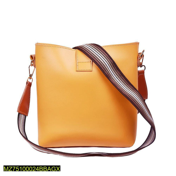 Front strap style yellow cross body bag t4trendz