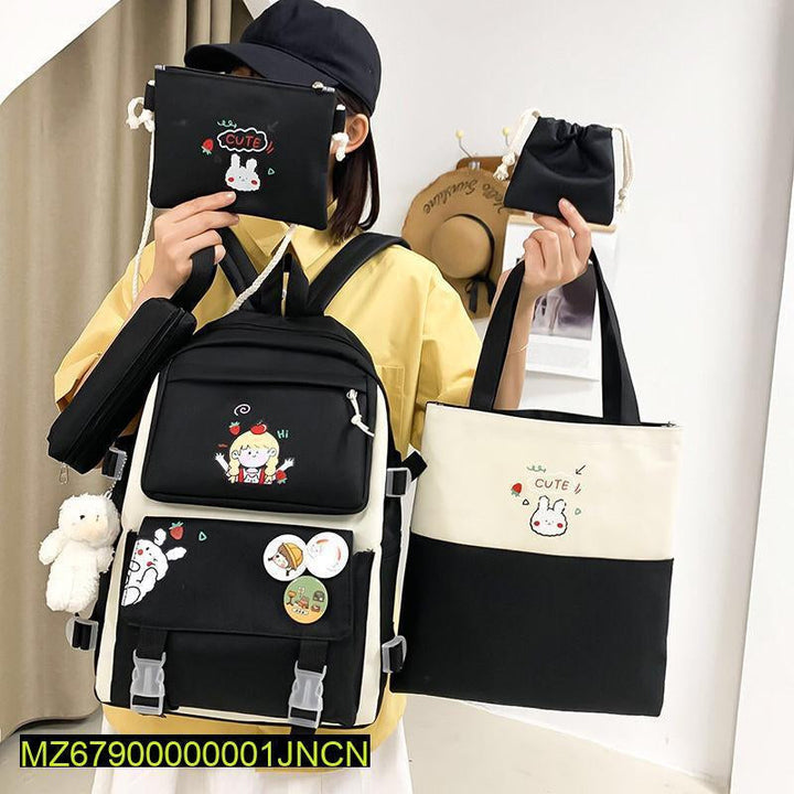 4 PCs backpack set Markaz