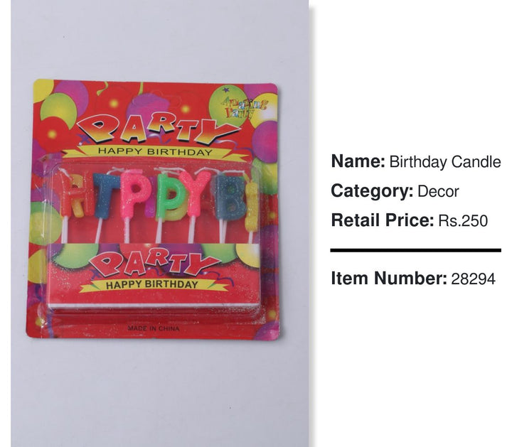 Birthday Candles Zarya