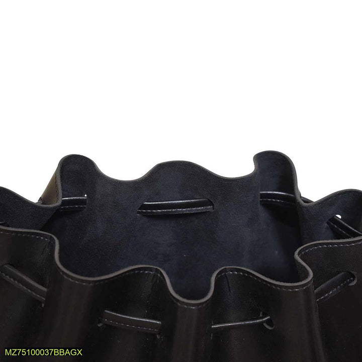 Bali pu leather bucket bag t4trendz