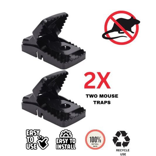 pack of two Universal Mouse Catcher, Indoor Reusable Rat Trap t4trendz