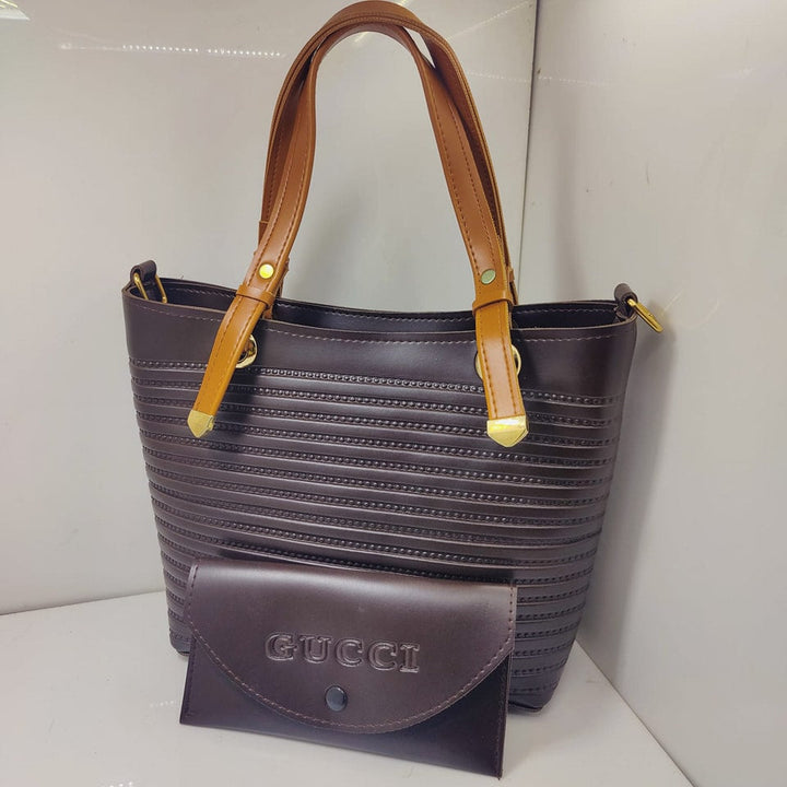 2 pcs prime quality ladies shoulder bag set t4trendz