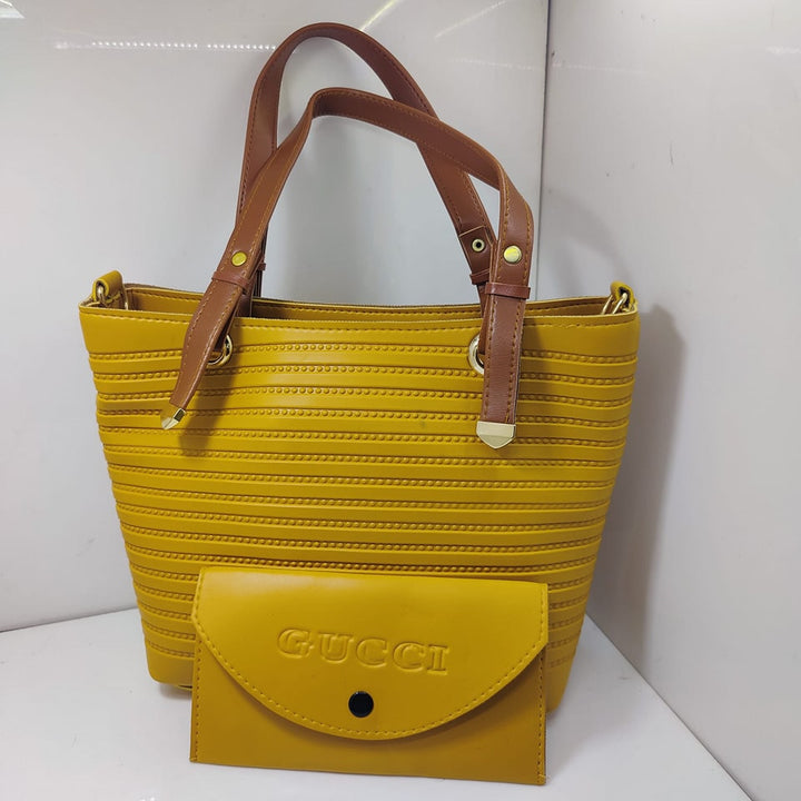 2 pcs prime quality ladies shoulder bag set t4trendz