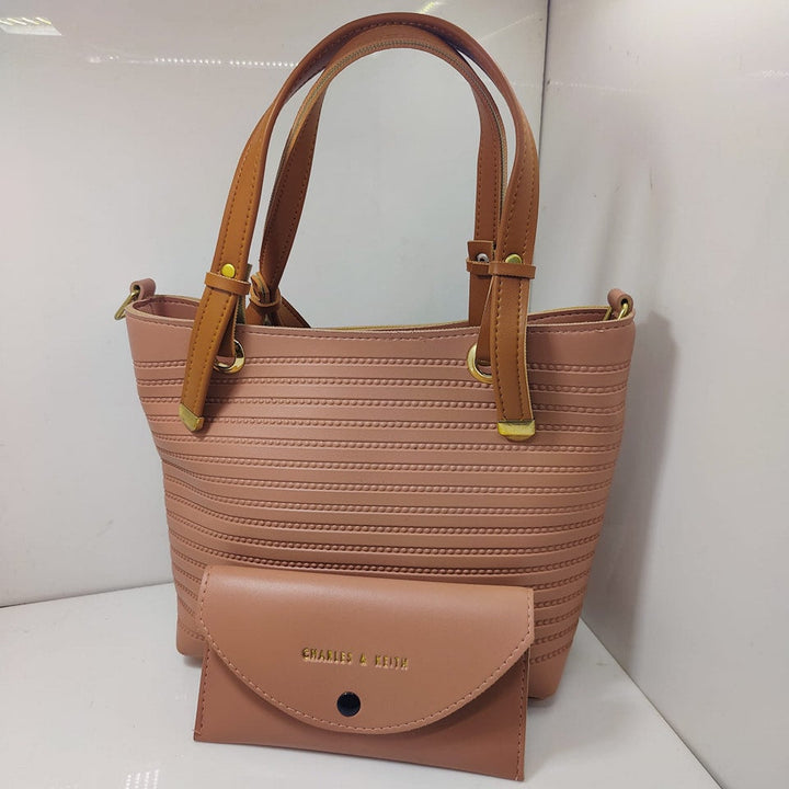 2 pcs prime quality ladies shoulder bag set t4trendz