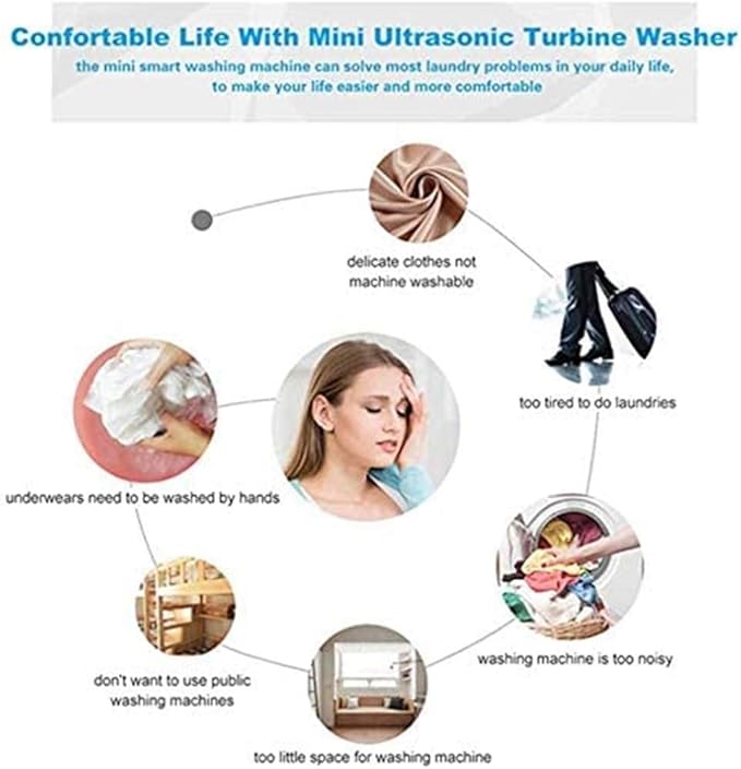 Mini Portable Clothes Washing Machine Little chic