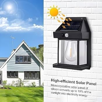 Solar wall lamp Motion Sensor Outdoor Solar Markaz