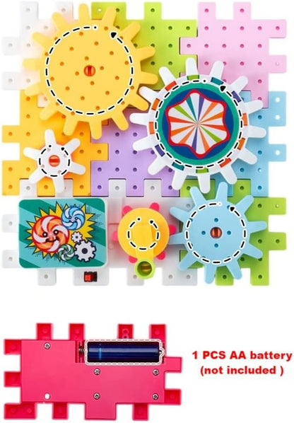 83-Piece Electric Gear Building Blocks Set | STEM Learning Toy for Kids