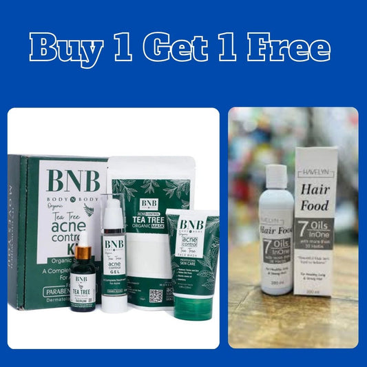 Get Clear Skin with BNB Acne Control Kit - Buy Now and Get Free Hair Food Oil t4trendz