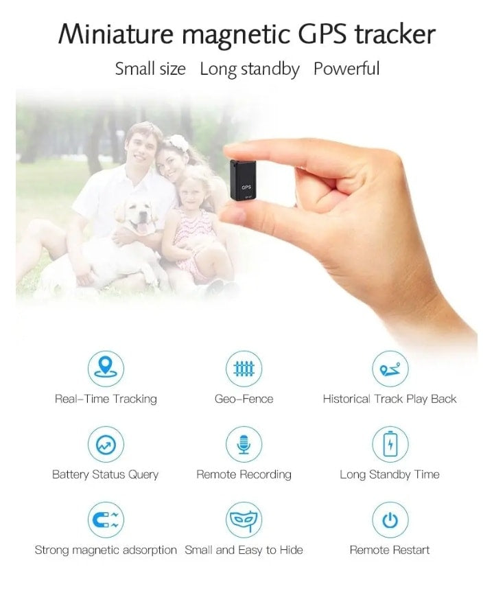 Mini GPS Tracker for Vehicles/Mini Magnetic GPS Device Real time Car Locator t4trendz