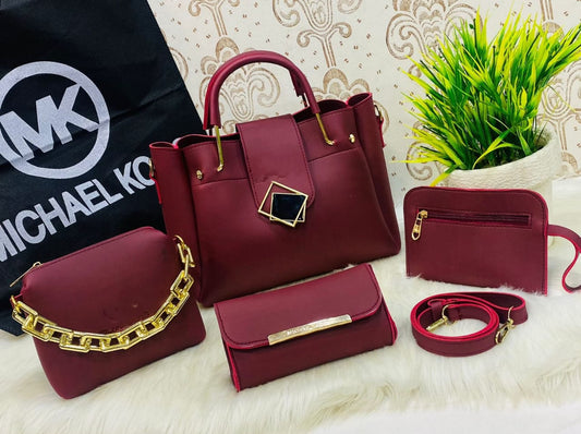 4 PCs women premium quality bags set t4trendz