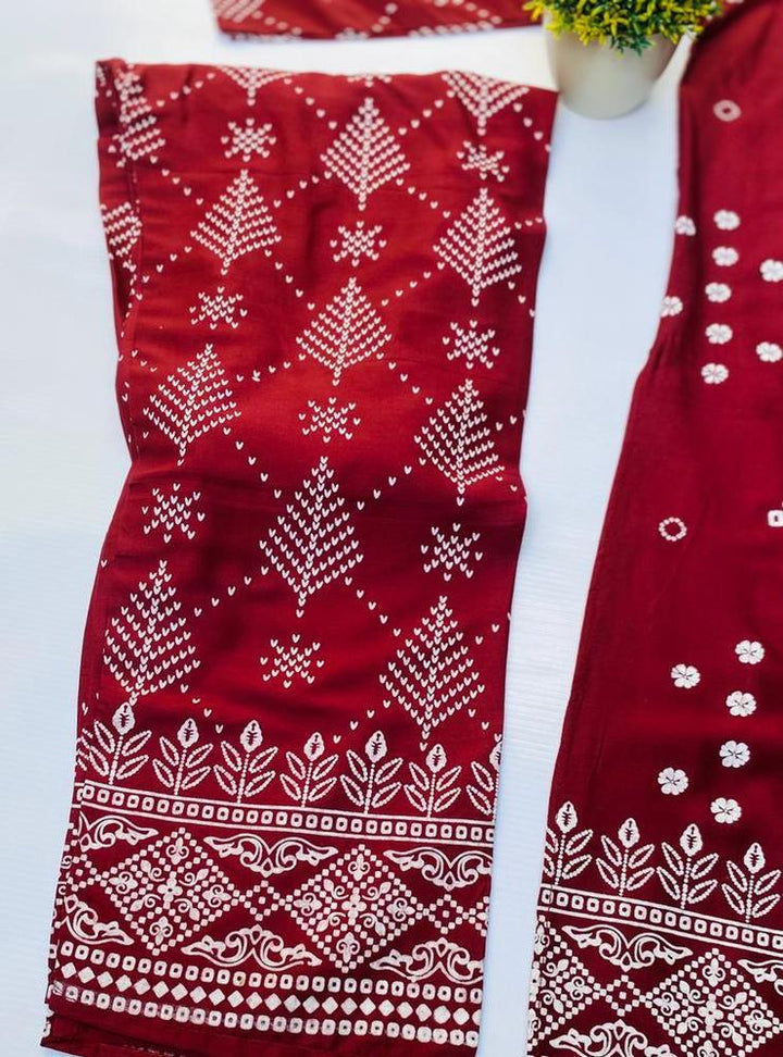 two pcs linen stitched shirt and trouser t4trendz