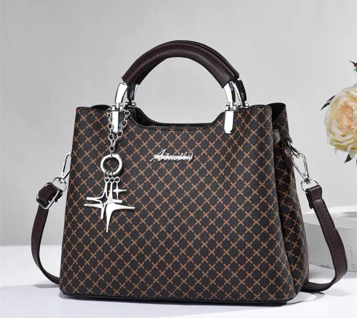 15 Inches Nylon Plain Hand Bag t4trendz