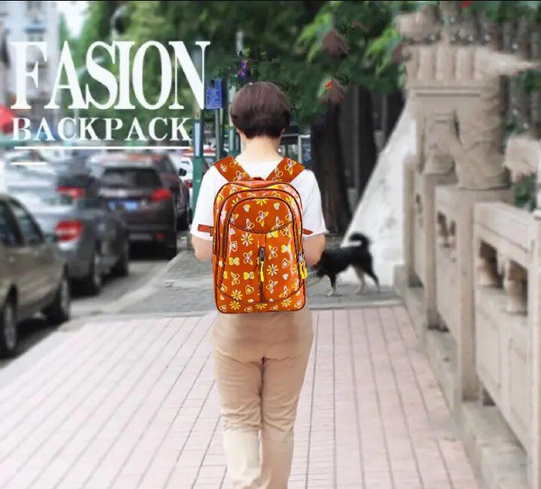Unisex Rexine Casual Backpack school bag t4trendz
