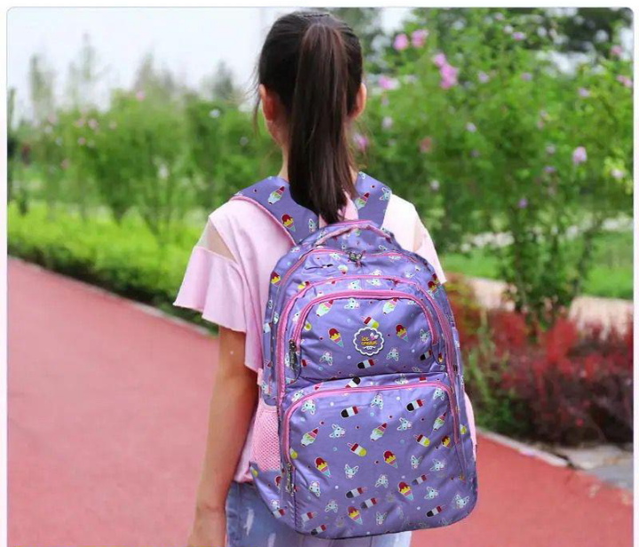 17 Inches Backpack Orange t4trendz