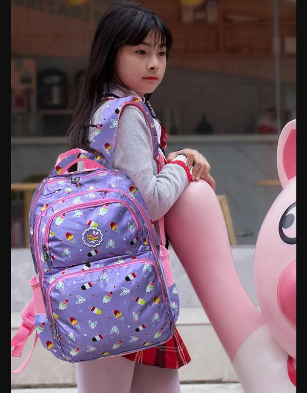 17 Inches Backpack Orange t4trendz