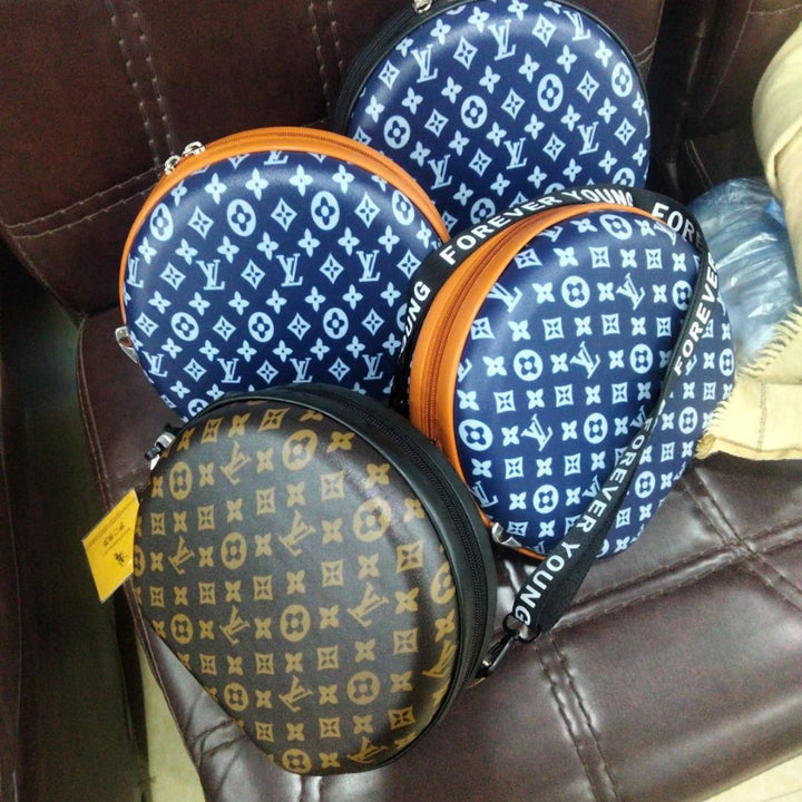 Round shape branded crossbody bag for girls t4trendz