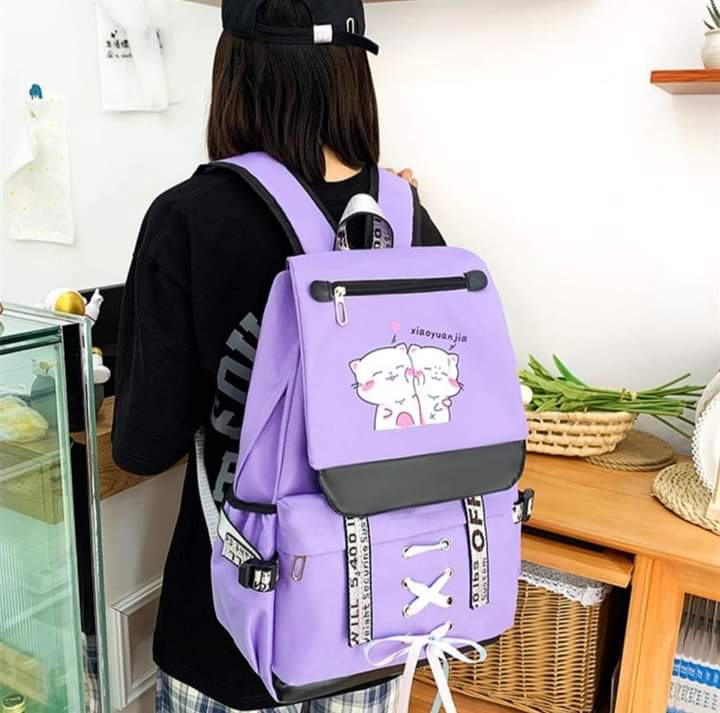 4pcs trendy bagpack for girls Little chic