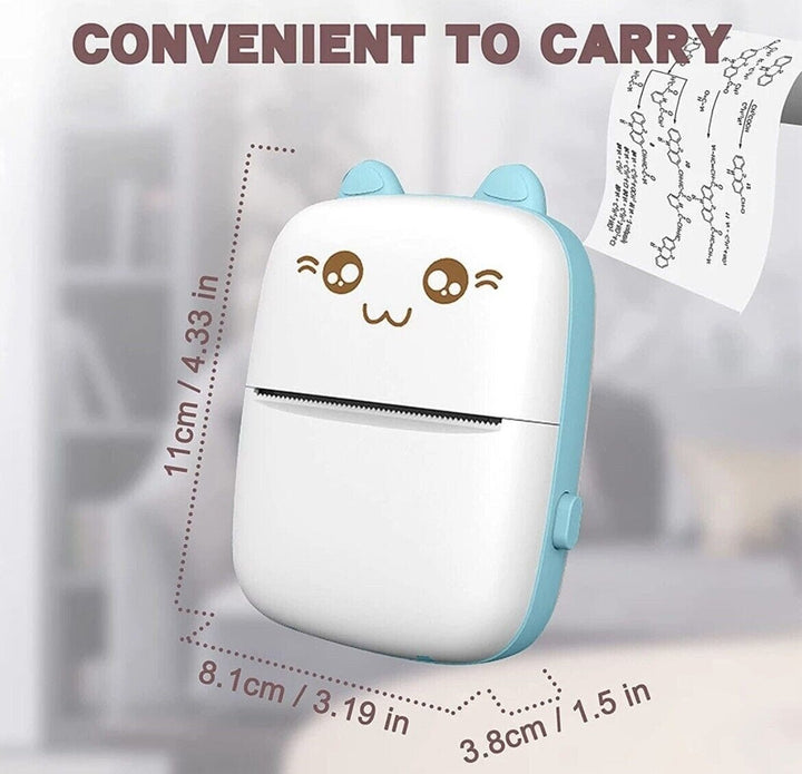 Portable Mini Bluetooth WiFi Printer Little chic
