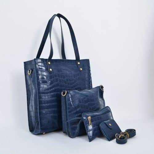 4pcs leather handbag Little chic