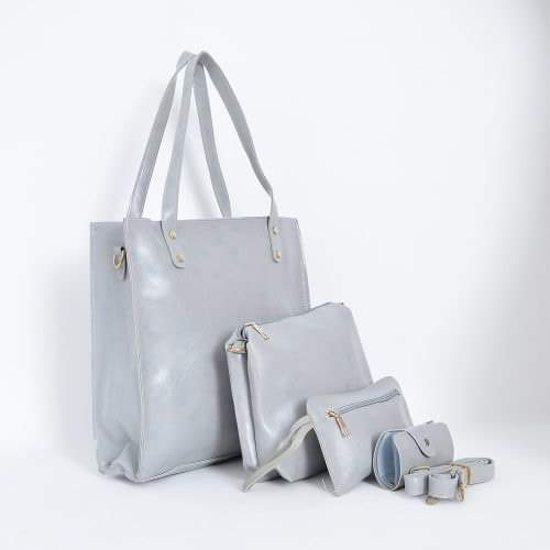 4pcs leather handbag Little chic