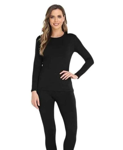 2 Pcs Womens Ladies Full Body Thermal Little chic