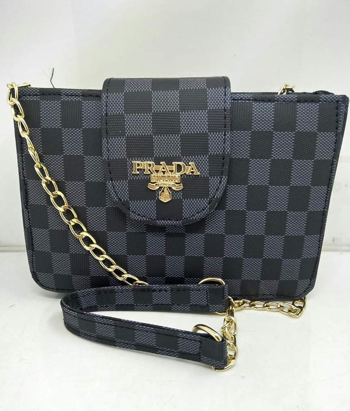Flap Open Leather Shoulder Bag Little chic
