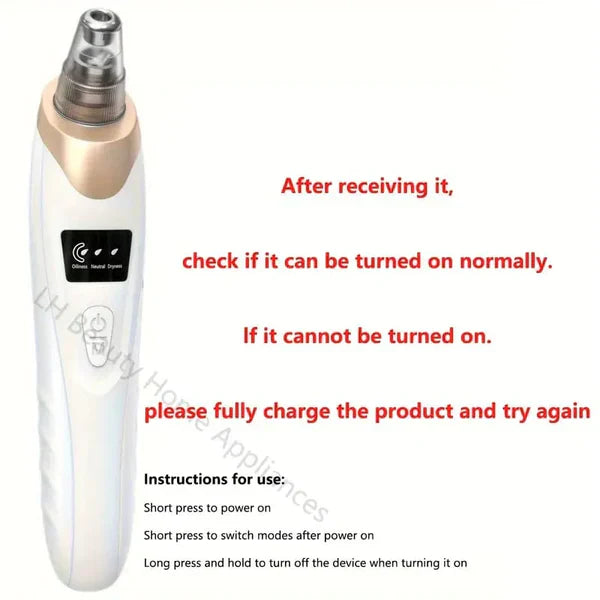 5-In-1 Rechargeable Suction Acne and Blackhead Remover for Men and Women t4trendz