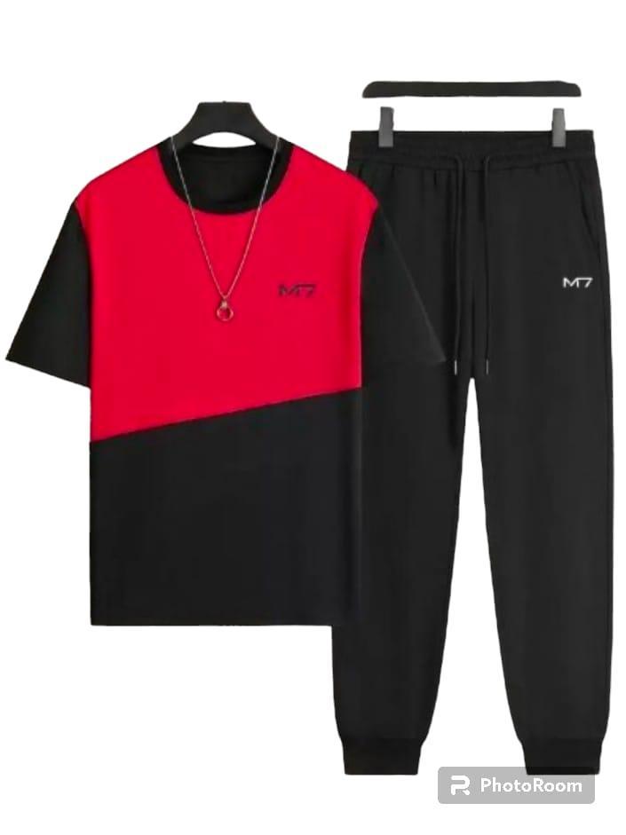 2 pcs unisex polyester printed track suite t4trendz