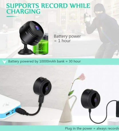 A9 Mini WiFi 1080P Rechargeable Security Camera