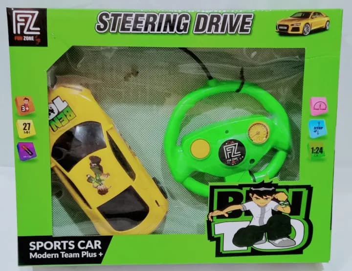 Steering Wheel RC Car – Rechargeable Remote Control Car