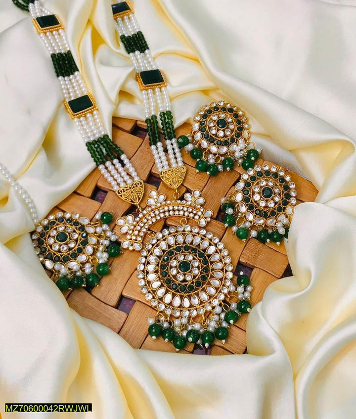 Multi stones Kundan mala set t4trendz