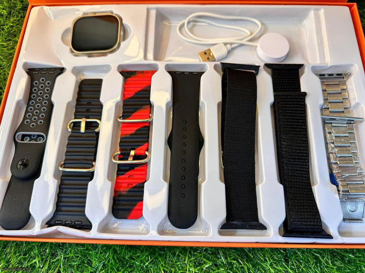 7 in 1 strap with smart watch Markaz