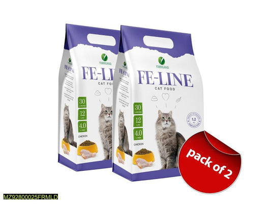 Feline Cat Food 1.2 Kg (Pack Of 2) t4trendz