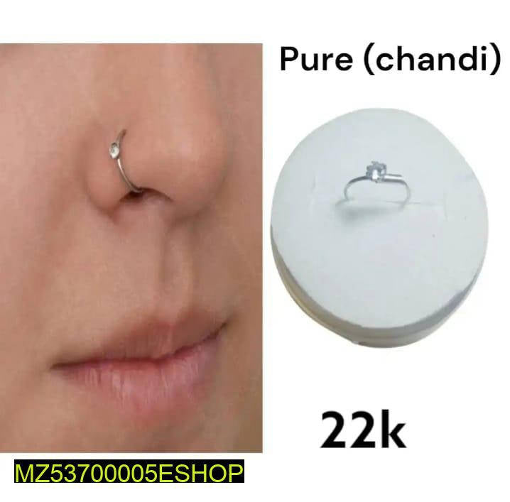 Women's elegant chandi nose pin t4trendz