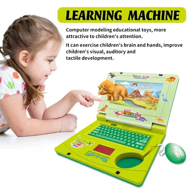 Dinosaur Laptop Toy for Kids – Educational Learning & Fun