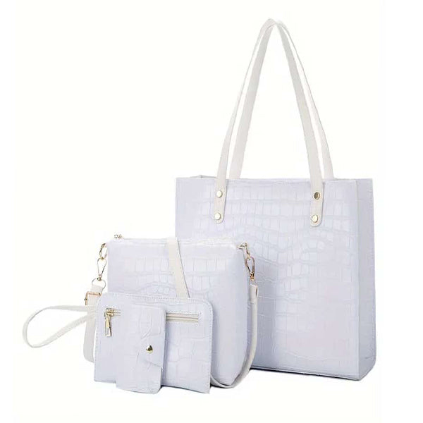 4pcs leather handbag Little chic