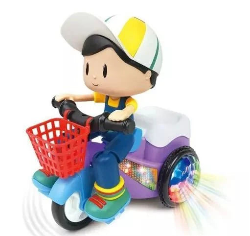 Buy Stunt Bicycle Toy with Lights & Music – 360° Spinning & Rotating Bike Toy