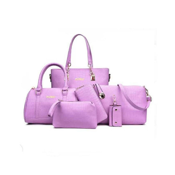 6pcs leather handbag Little chic