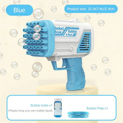 Buy 32-Hole Bubble Machine Gun Blaster – Automatic Bubble Maker for Endless Fun