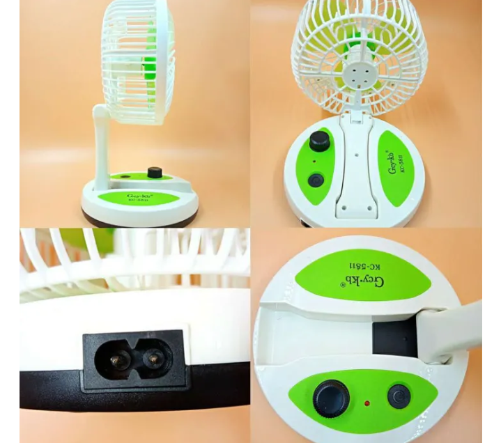 2 in 1 7″ Inch Leaf Table Fan t4trendz